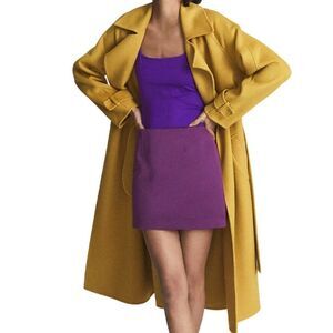 REISS Laurie Square Neck Bodysuit Size XS